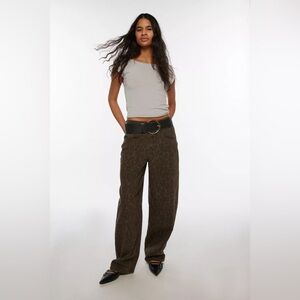 BDG Brown Leopard Print Pants